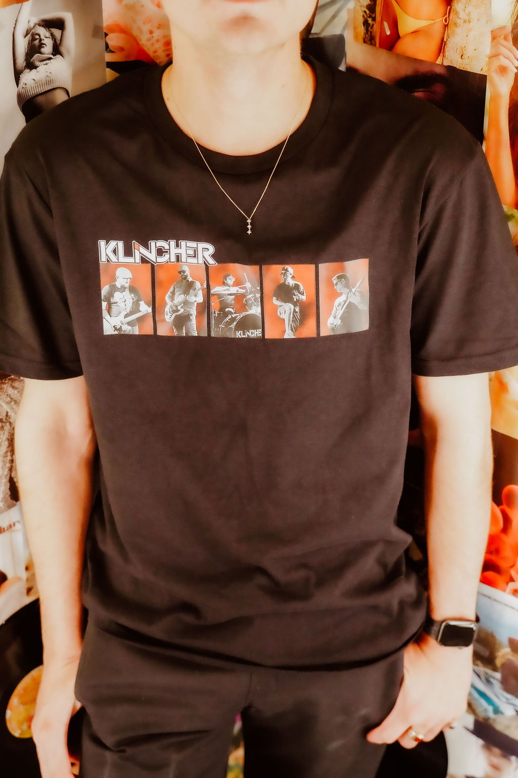 Klincher black band tee