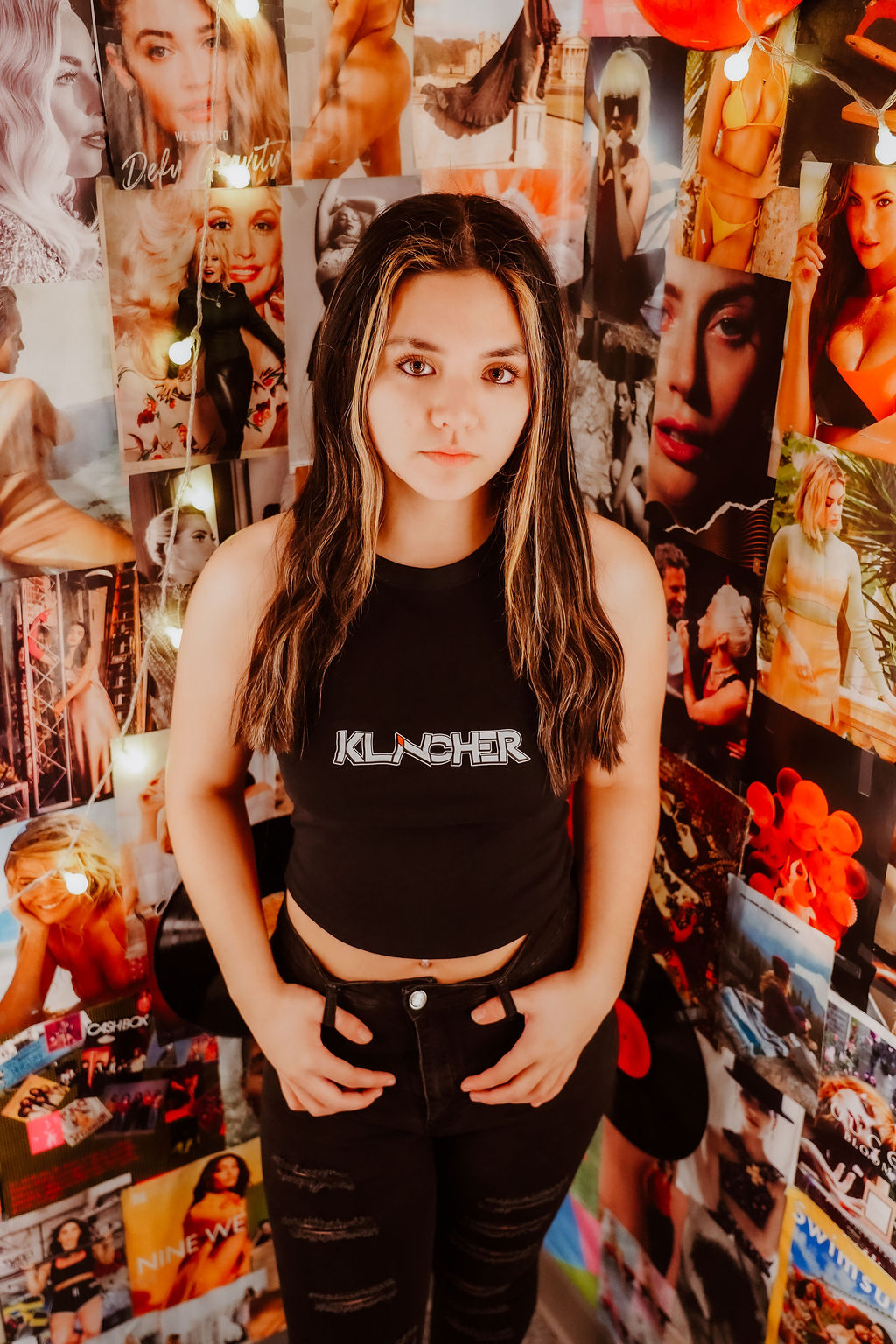 Racerback Klincher Black Tank