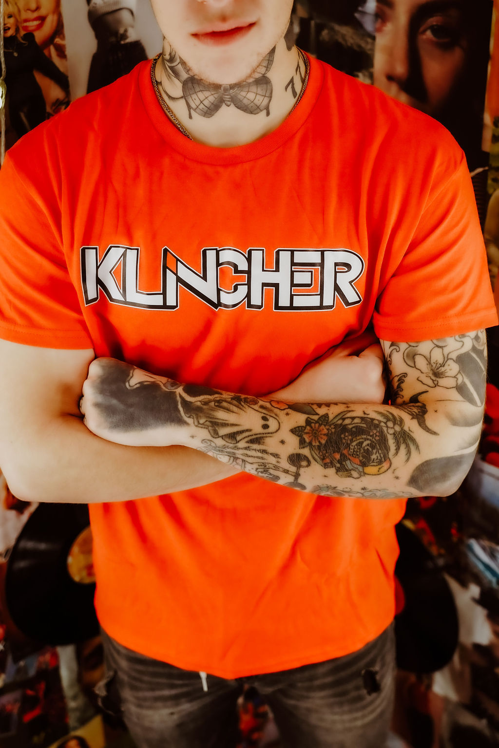 Red Klincher Shirt Jackson close up