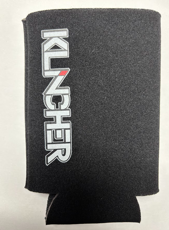 Klincher Koozie Slim Can Holder with Vertical Logo